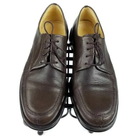 Sandro Moscolini Vineyard 3060 Brown Split Toe Leather Derby Shoes Mens 9.5D