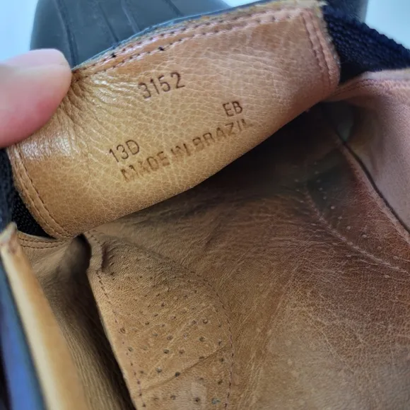 Sandro Moscoloni Comfort Gel Leather Mens Shoes Sz 12