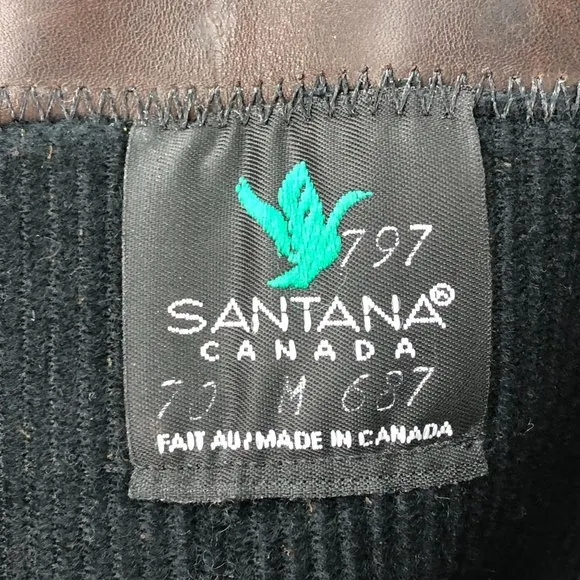 SANTANA CANADA Women's Size 7 Brown Leather Insulated Side Zip Tall Boots