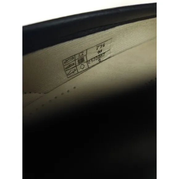 SAS Simplify Loafers Womens 7.5 M Black Leather Tripad Comfort Slip-On Shoes