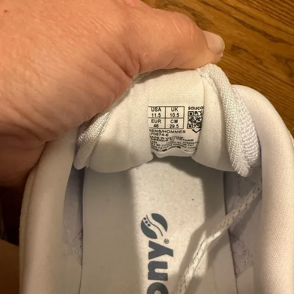 Saucony Shadow 6000 Men's Sneakers - White and Blue