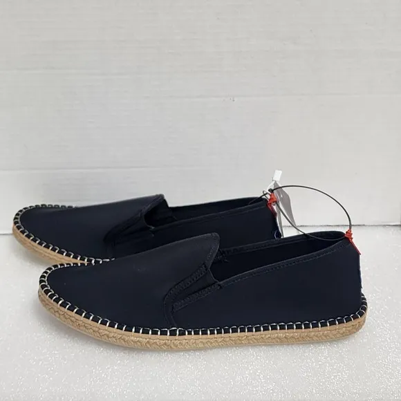 Sea Star Men's Beachcomber Espadrille Slip On Boat Ocean Town Shoes US 10 Black