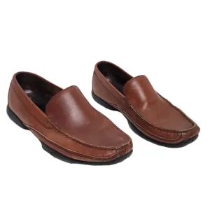 SEBAGO Breckenridge Slip On Loafers Leather Brown Comfort Boat Mens US 10W Shoes