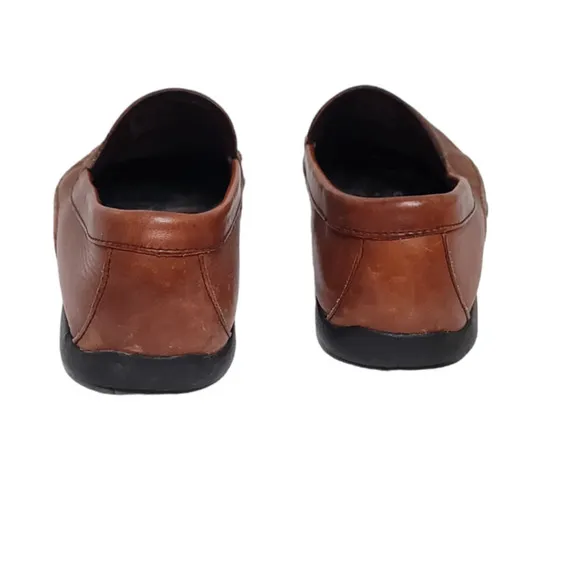 SEBAGO Breckenridge Slip On Loafers Leather Brown Comfort Boat Mens US 10W Shoes
