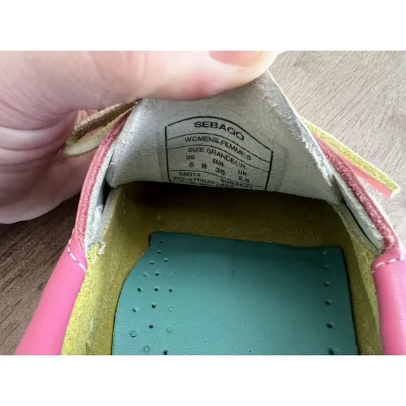 Sebago Dockside Women's Boat Shoes Size 5 Leather