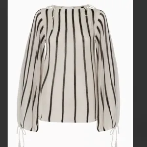 SEE BY CHLOÉ Black &amp; White Striped Lightweight Sweater—with flaw