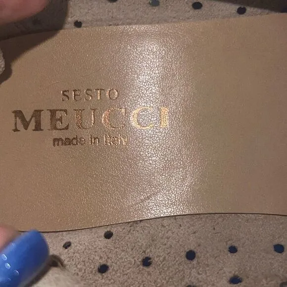 ✨Sesto Meucci Dova Perforated Leather Comfort Ballet Sz 9 Flats✨
