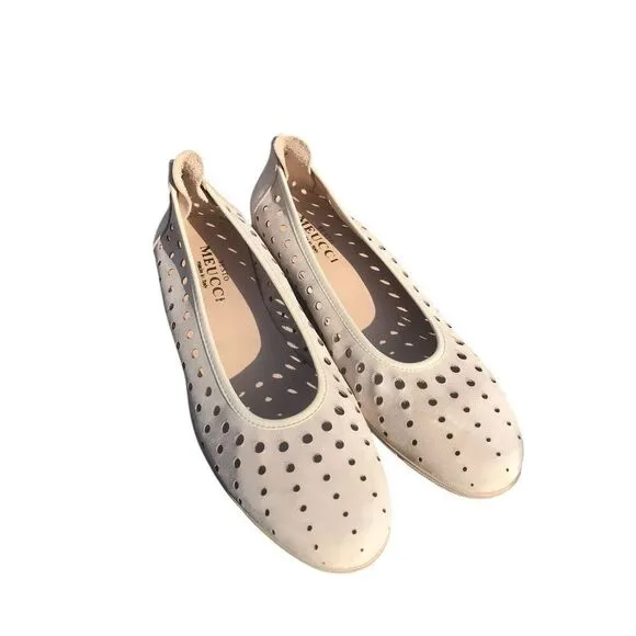 ✨Sesto Meucci Dova Perforated Leather Comfort Ballet Sz 9 Flats✨