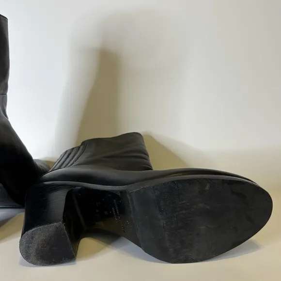 Sigerson Morrison Black Heeled Boots Size 11