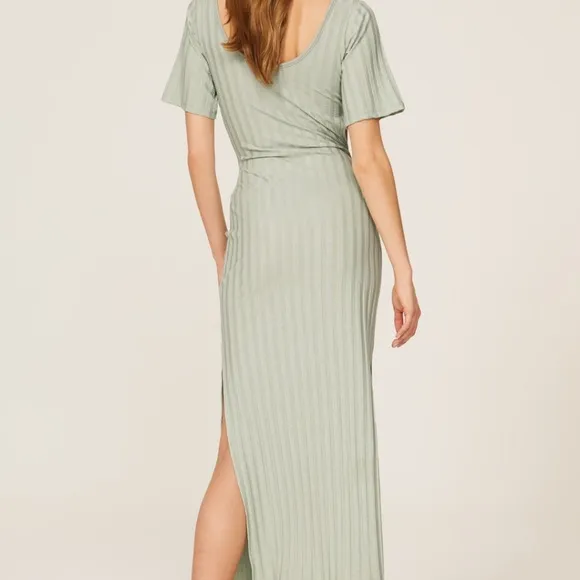 SIMKHAI Philippa Ribbed Dress XS
