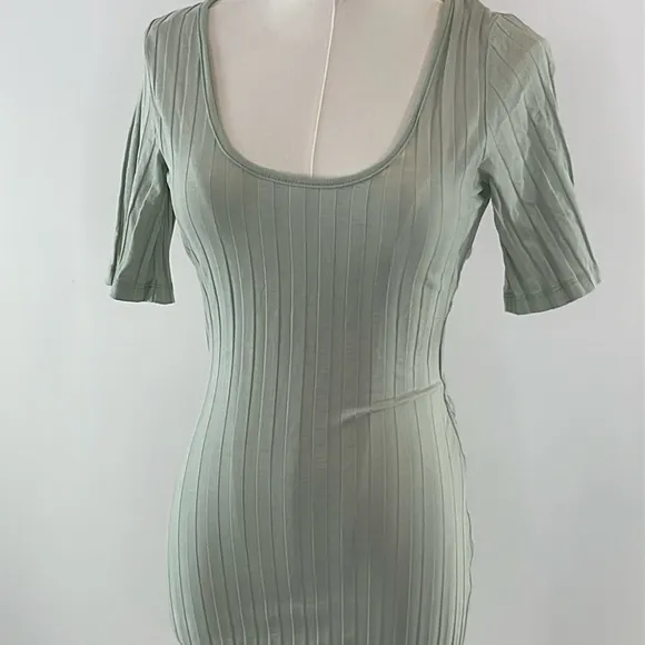 SIMKHAI Philippa Ribbed Dress XS