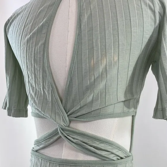 SIMKHAI Philippa Ribbed Dress XS