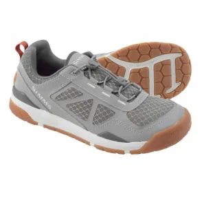Simms Challenger Men's Lace Boat Shoes, Gray &amp; White, US 9.5, EU 43.5, All Birds