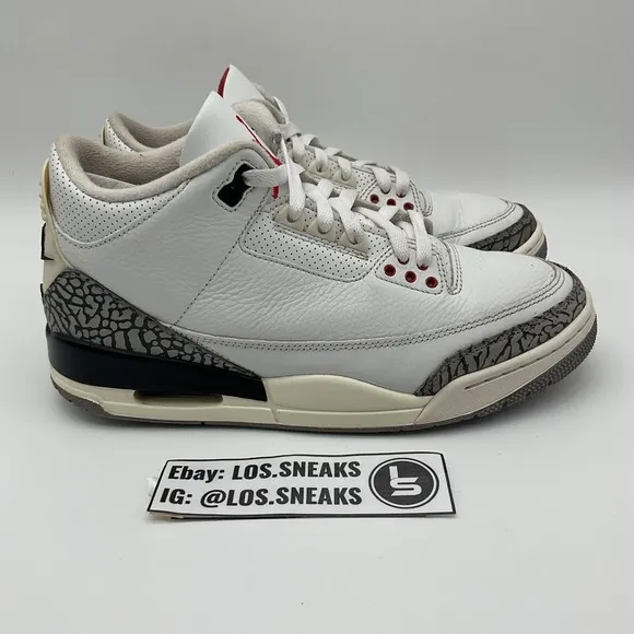 Size 8.5 - Jordan 3 Retro Mid White Cement Reimagined (DN3707-100)