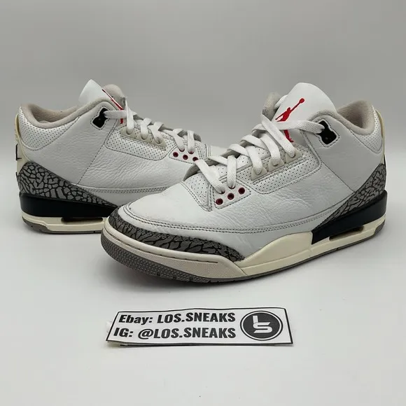 Size 8.5 - Jordan 3 Retro Mid White Cement Reimagined (DN3707-100)
