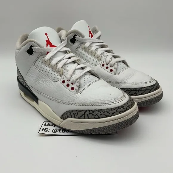 Size 8.5 - Jordan 3 Retro Mid White Cement Reimagined (DN3707-100)