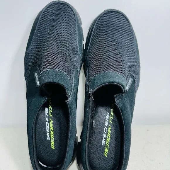 Skechers Equalizer Coast-to Coast Mule Slip On Shoes 51519Black Men Sz 11 New