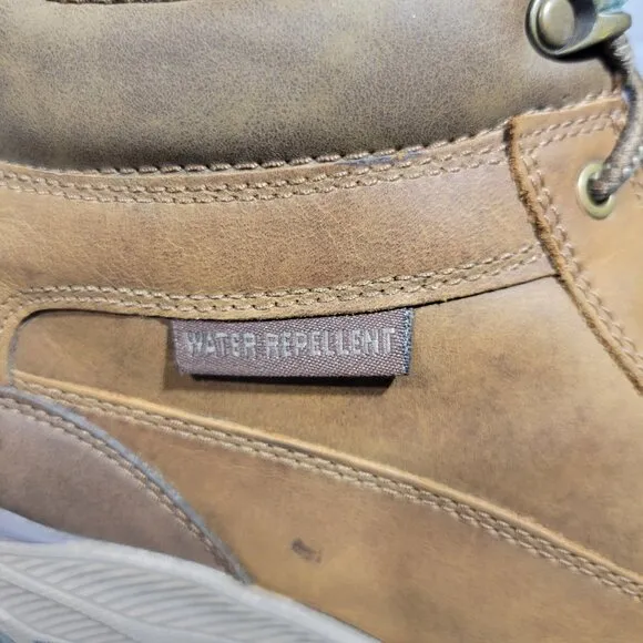 Skechers Respected-Boswell Men's Size 12 US Brown Leather Mid Top Boots 204454