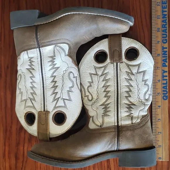 Smoky Mountain Drifter Kids' Leather Western Boots Square Toe Size 2R