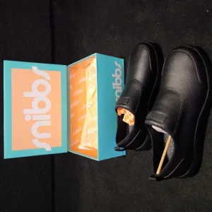 Snibbs Black Slip-On Shoes