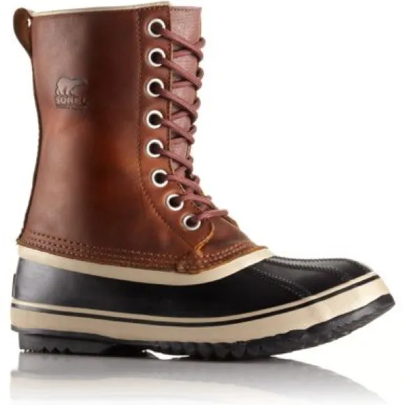 SOREL LTR 1964 Brown Leather Shaft Wool Lined Boots Women’s Size 9.5