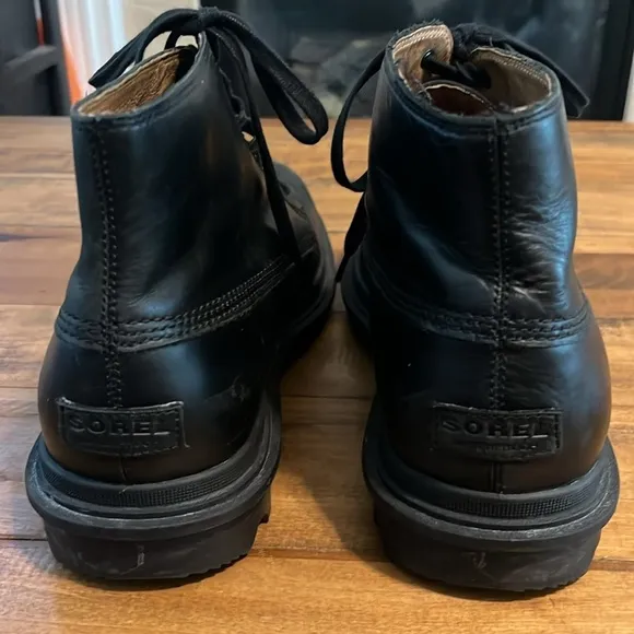Sorel Men's Black AceWaterproof Leather Chukka Boots, Size 13 191455336070