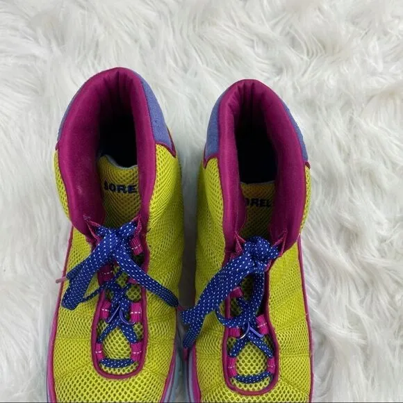 Sorel Tivoli Go High Top Multicolor Lace Up Sneakers
