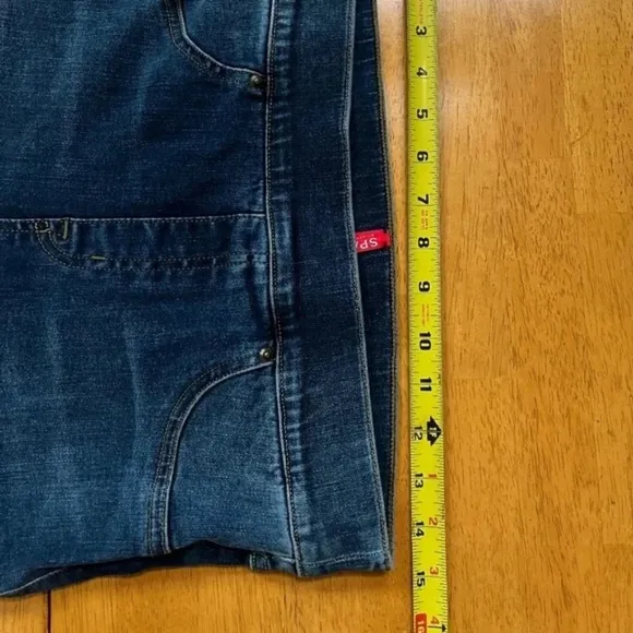 Spanx Distressed Skinny Jeggings Pull On Jeans Tummy Control Pockets, Size M
