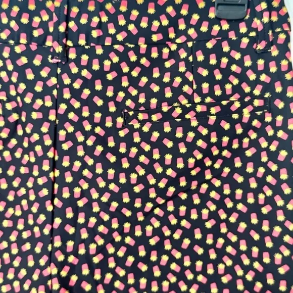 Spanx New Size S Fry Days Sunshine Shorts 4&quot; Inseam UPF 50  French Fries Print
