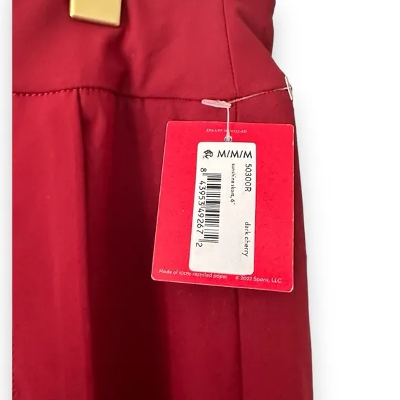 Spanx Sunshine Skort, 6&quot; Size M NWT