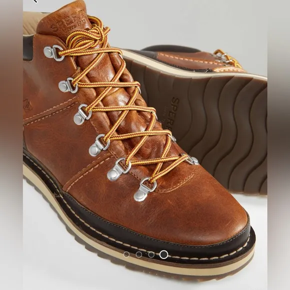 Sperry Alpine Hiking Boots Leather Men’s Boots Size 11 Brown Black