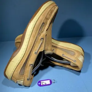 Sperry Intrepid Men's Size 10M Shoes Tan Leather Slip On Boat Shoes 0852822