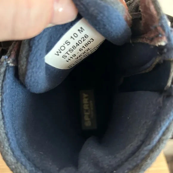 Sperry Lace Up Duck Boots Size 10
