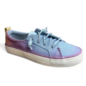 Sperry Shoe Womens 8.5M Shimmer Blue Crest Vibe Slip On Loafer Boat Shoe