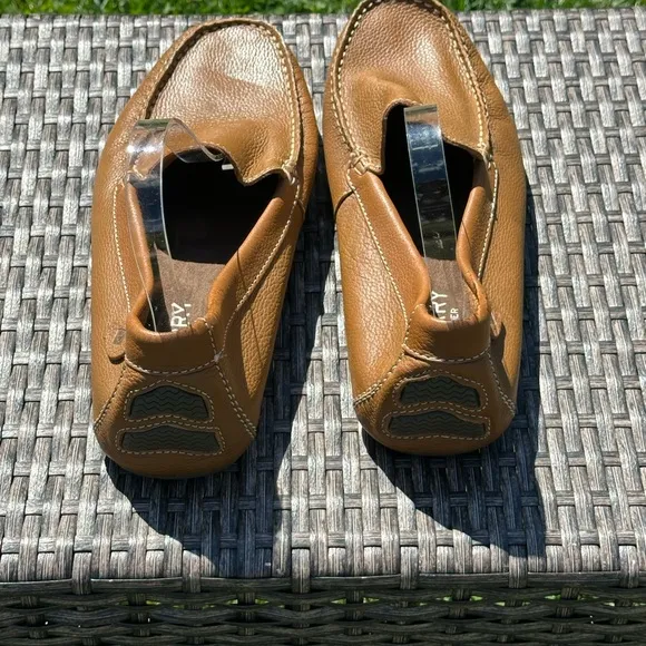 Sperry Tan Slip-On Loafers Comfortable and Stylish