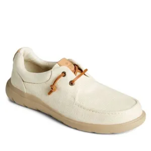 SPERRY TOP-SIDER Men's Captains Moc Toe Hemp Boat  Shoe, Size 13, Ivory, NWT