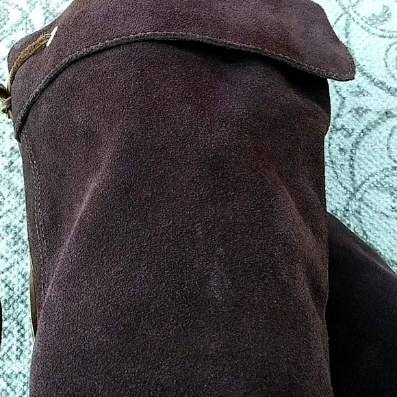 Sperry Top-Sider Plaid Accent Nice Below Knee Leather Boots