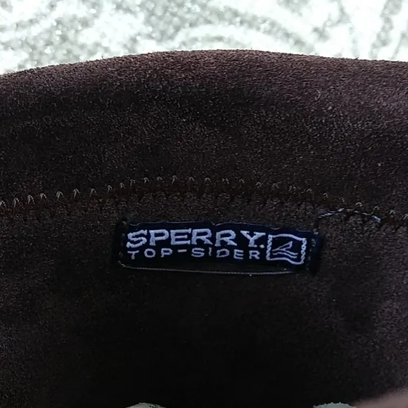 Sperry Top-Sider Plaid Accent Nice Below Knee Leather Boots