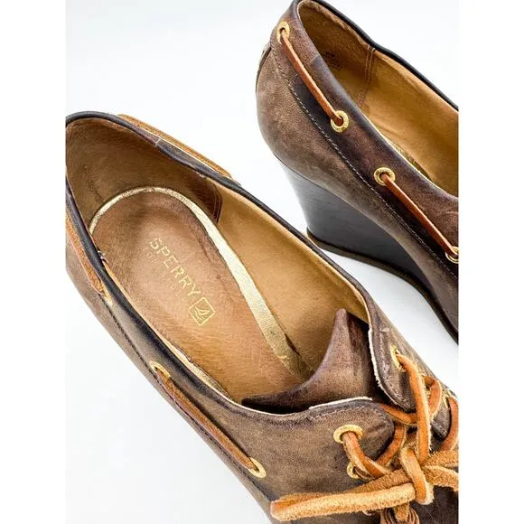 Sperry Topsider Wedge Size 9