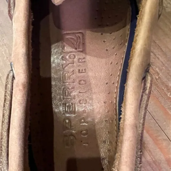 Sperry Topsiders Men's Royal Brown Leather Boat Shoes Size 11