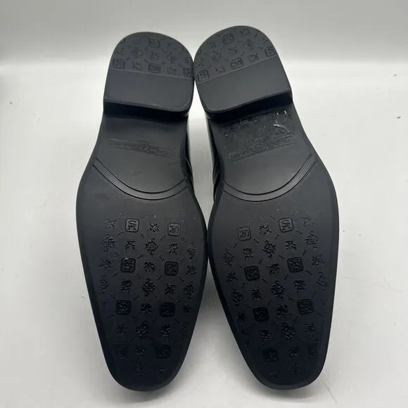 Stacy Adams Dress Shoes Mens 7.5 Black Patent Leather Gala Formal