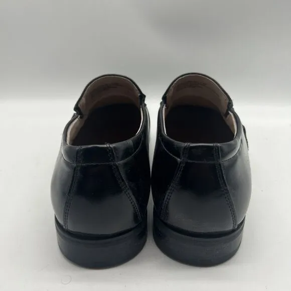 Stacy Adams Dress Shoes Mens 7.5 Black Patent Leather Gala Formal