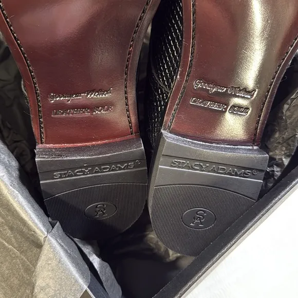 Stacy Adams Men’s Madison Anaconda Plain Toe Oxford- 10.5