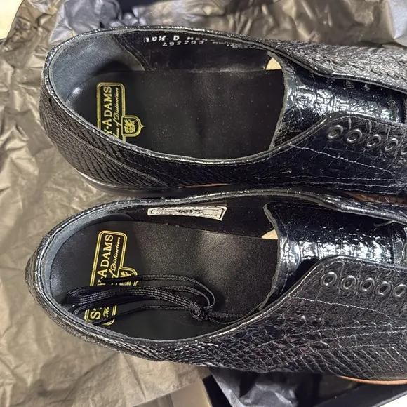 Stacy Adams Men’s Madison Anaconda Plain Toe Oxford- 10.5