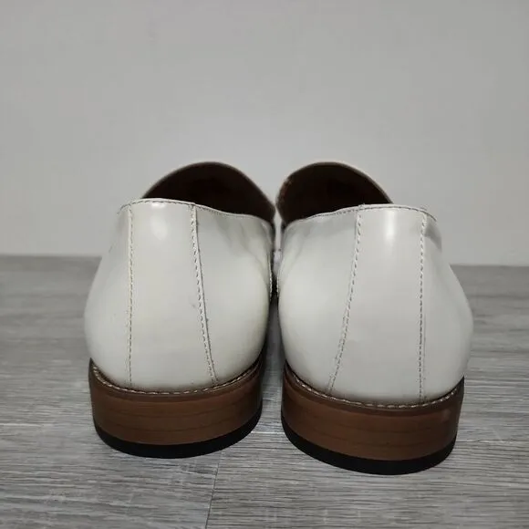 Stacy Adams Men's White Slip On  Shoes Size 11.5 M 25233-100 New READ‎ !!!