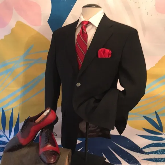 Stafford Black Blazer