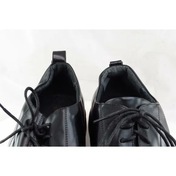 State Street Shoes Sz 10.5 M Black Derby Oxfords Synthetic‎ Men