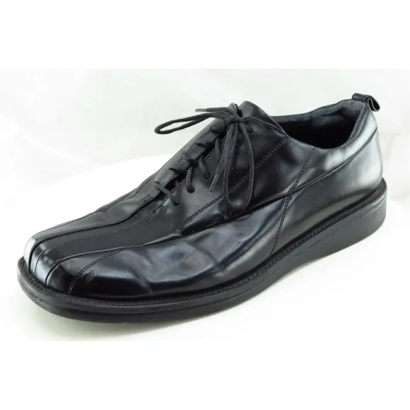 State Street Shoes Sz 10.5 M Black Derby Oxfords Synthetic‎ Men