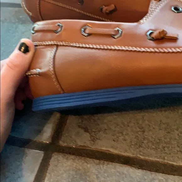 Steve Madden Crater Boat Shoes Brown Size 9.5