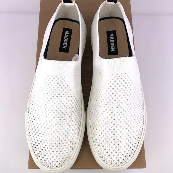 Steve Madden Leather Sock Mesh Slip On Shoes Size 11